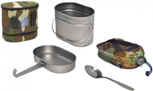 Набор посуды для солдата (титан) фото 2
